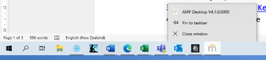 22Taskbar